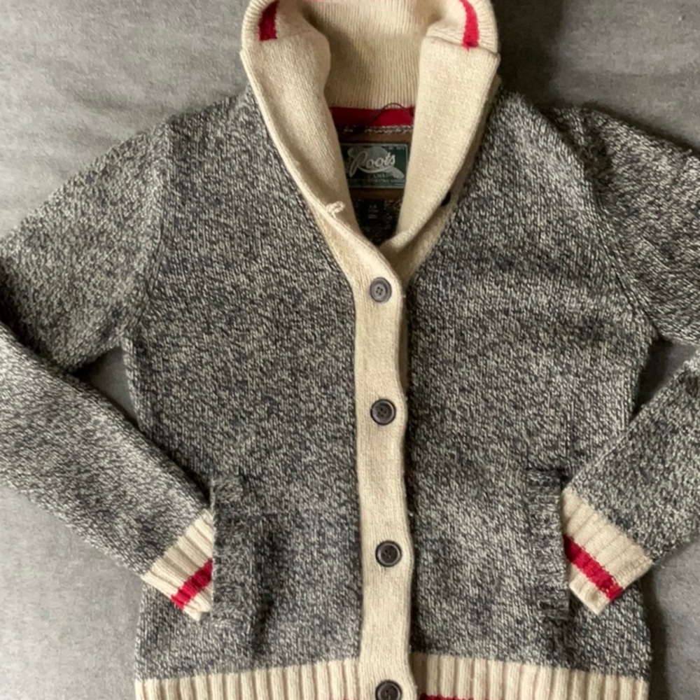 Womens Roots cardigan size Lg